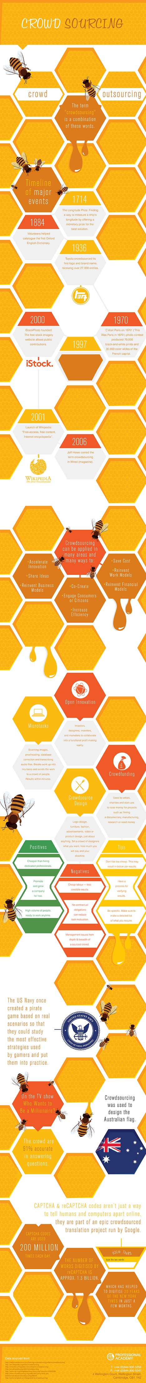 What is crowd sourcing?