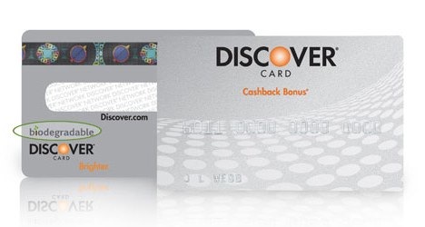 Discover Biodegradeable Card