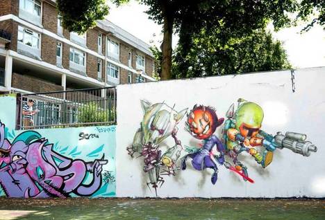 British graffiti by Parli