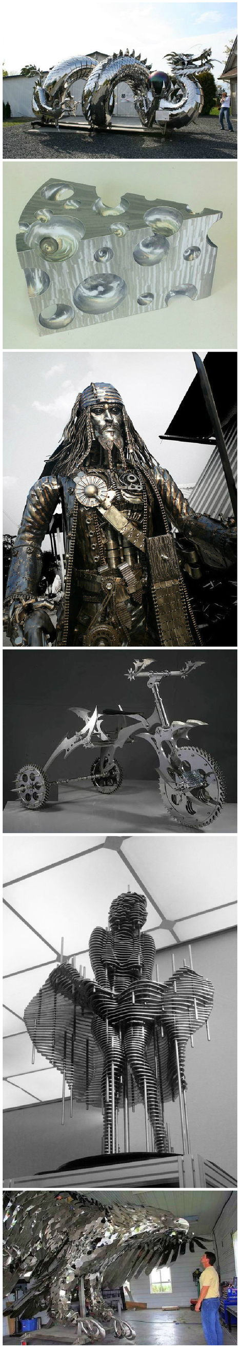 Incredible Sculptures Made From Metal